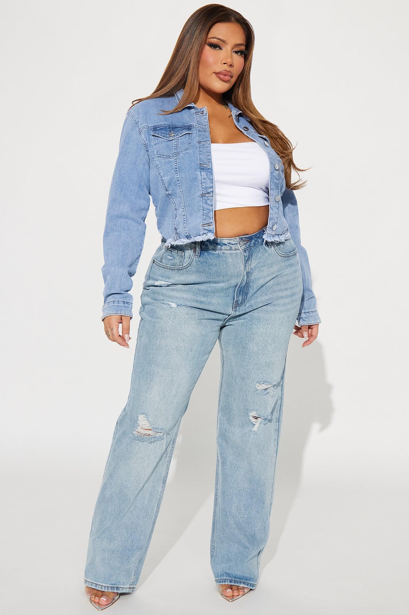 Not Your Father's Denim Jacket - Light Wash Product Image