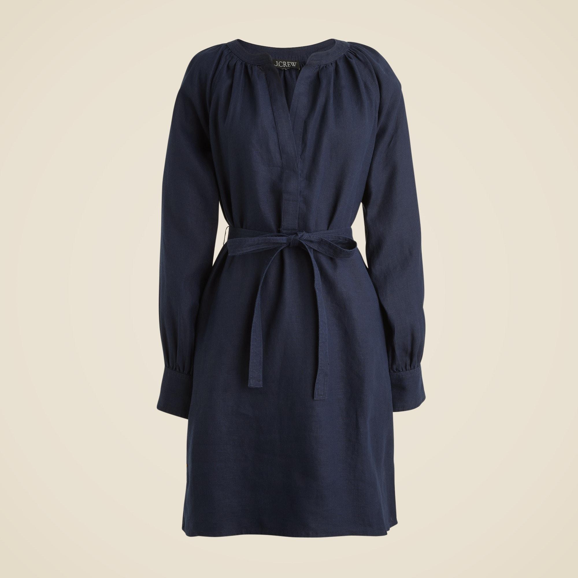 Cabana mini dress in linen Product Image