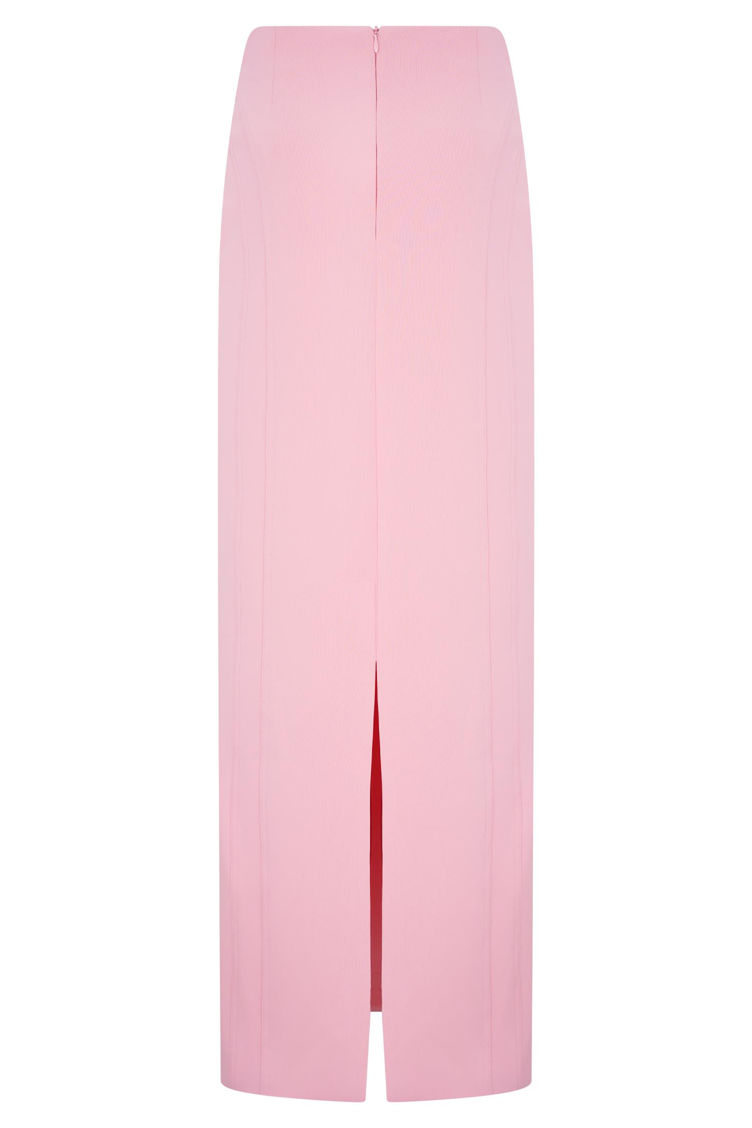Alma High Waist Maxi Skirt - Candy Pink Product Image