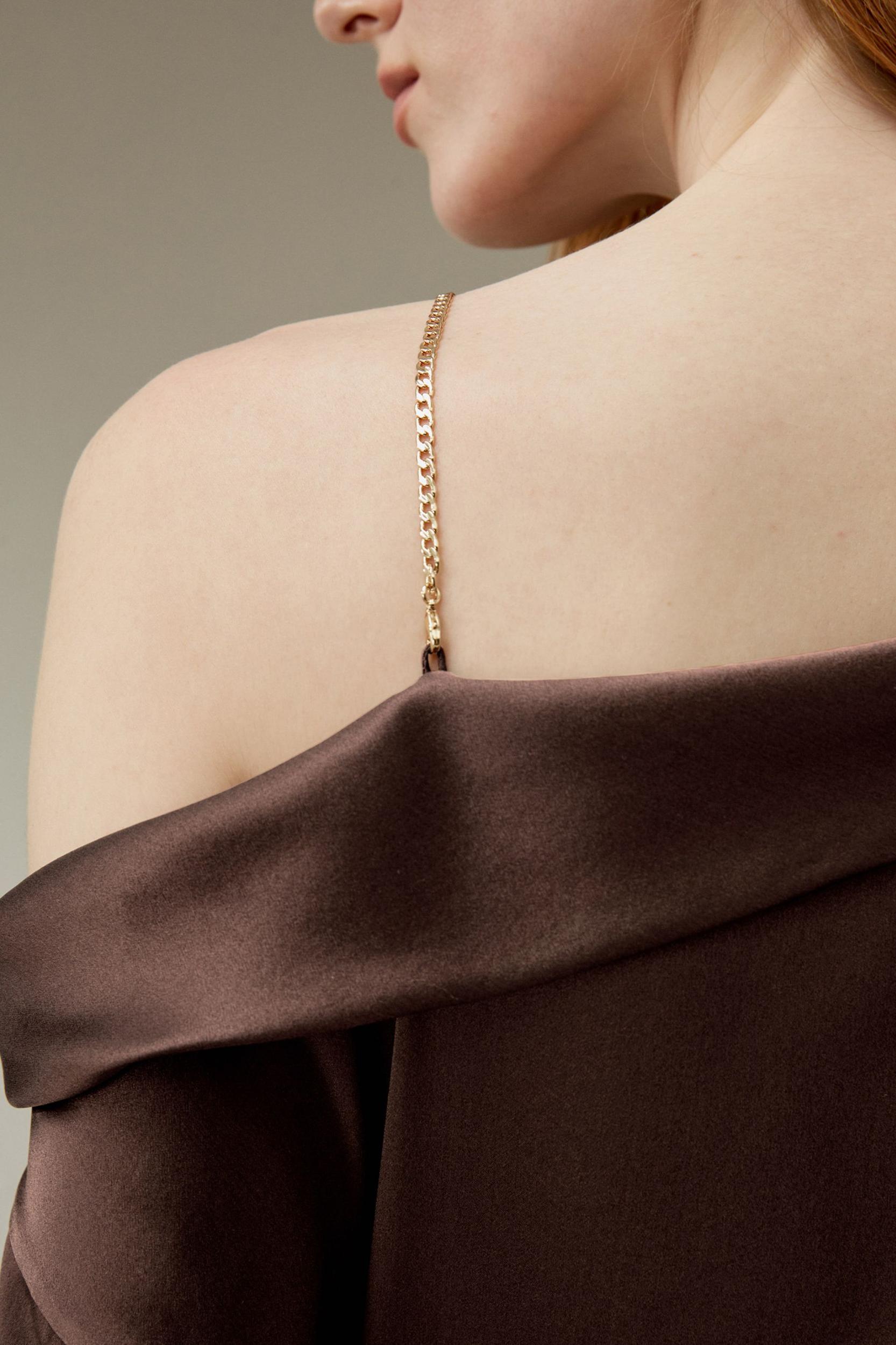 Silk Chic One-Shoulder Top Product Image