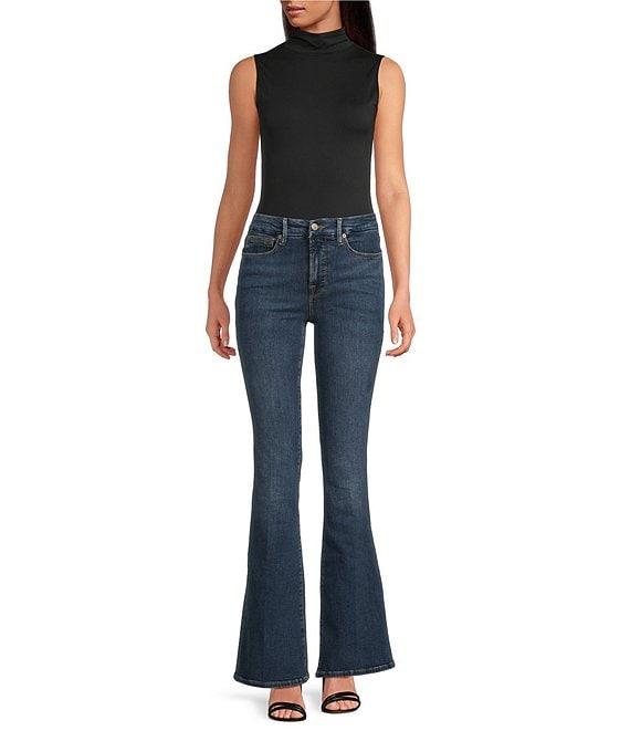 Good American Weightless Mock Neck Sleeveless Bodysuit Product Image