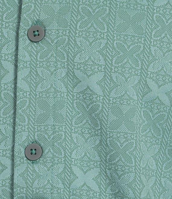 Tommy Bahama Palm Fresco Tiles Camp Short Sleeve Woven Shirt Product Image