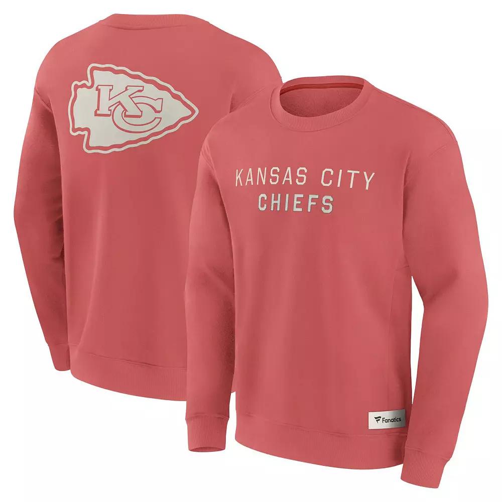 Men's Fanatics Red Kansas City Chiefs Elements Future Ground Lettering Pullover Sweatshirt,  Product Image