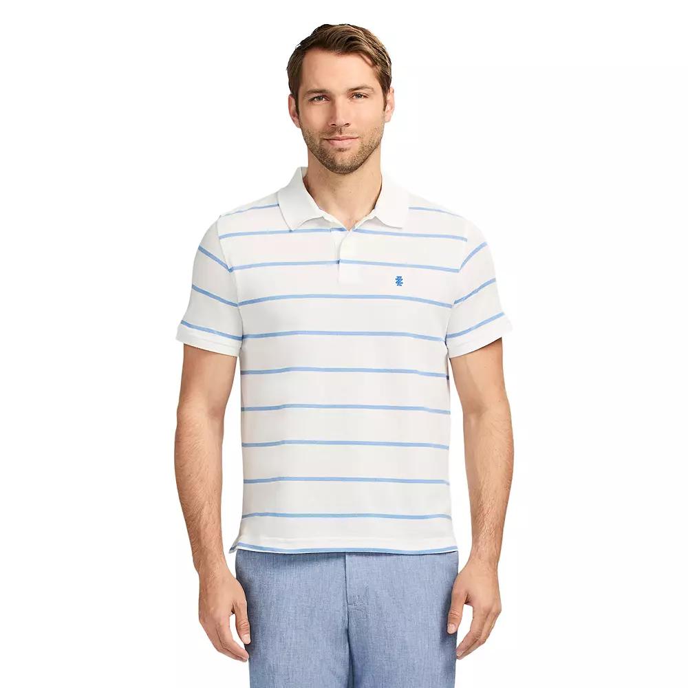 Men's IZOD Advantage Performance Short-Sleeve Striped Polo Shirt,  Product Image