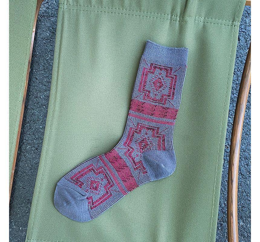 Traditional Pattern Mid Calf Socks Product Image