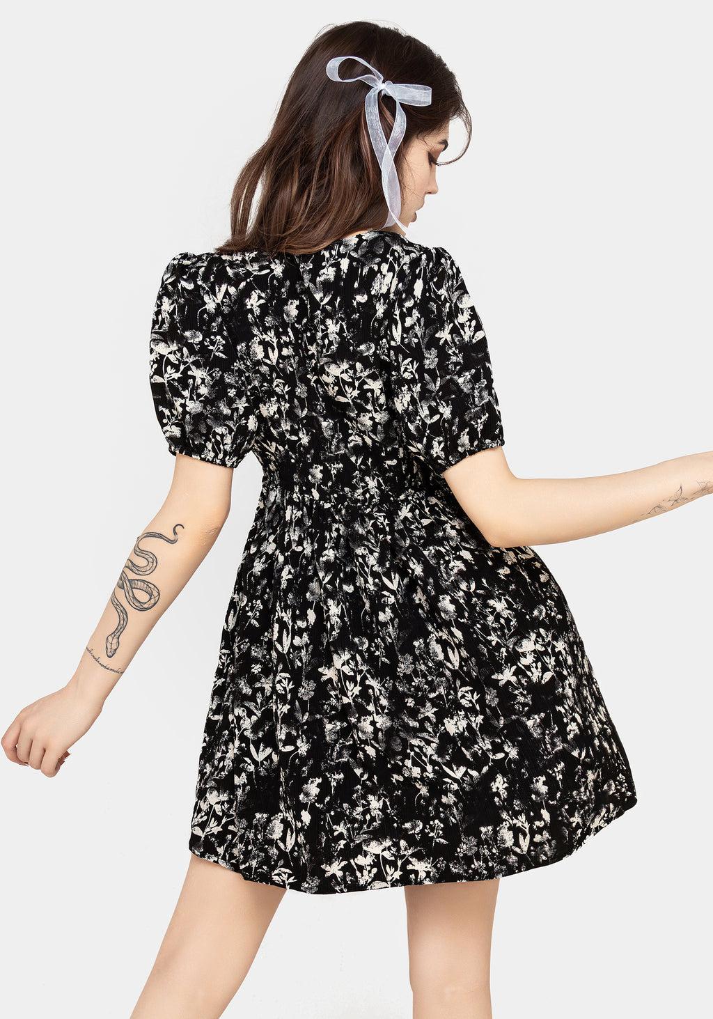 Eulogy Button Front Mini Dress Product Image