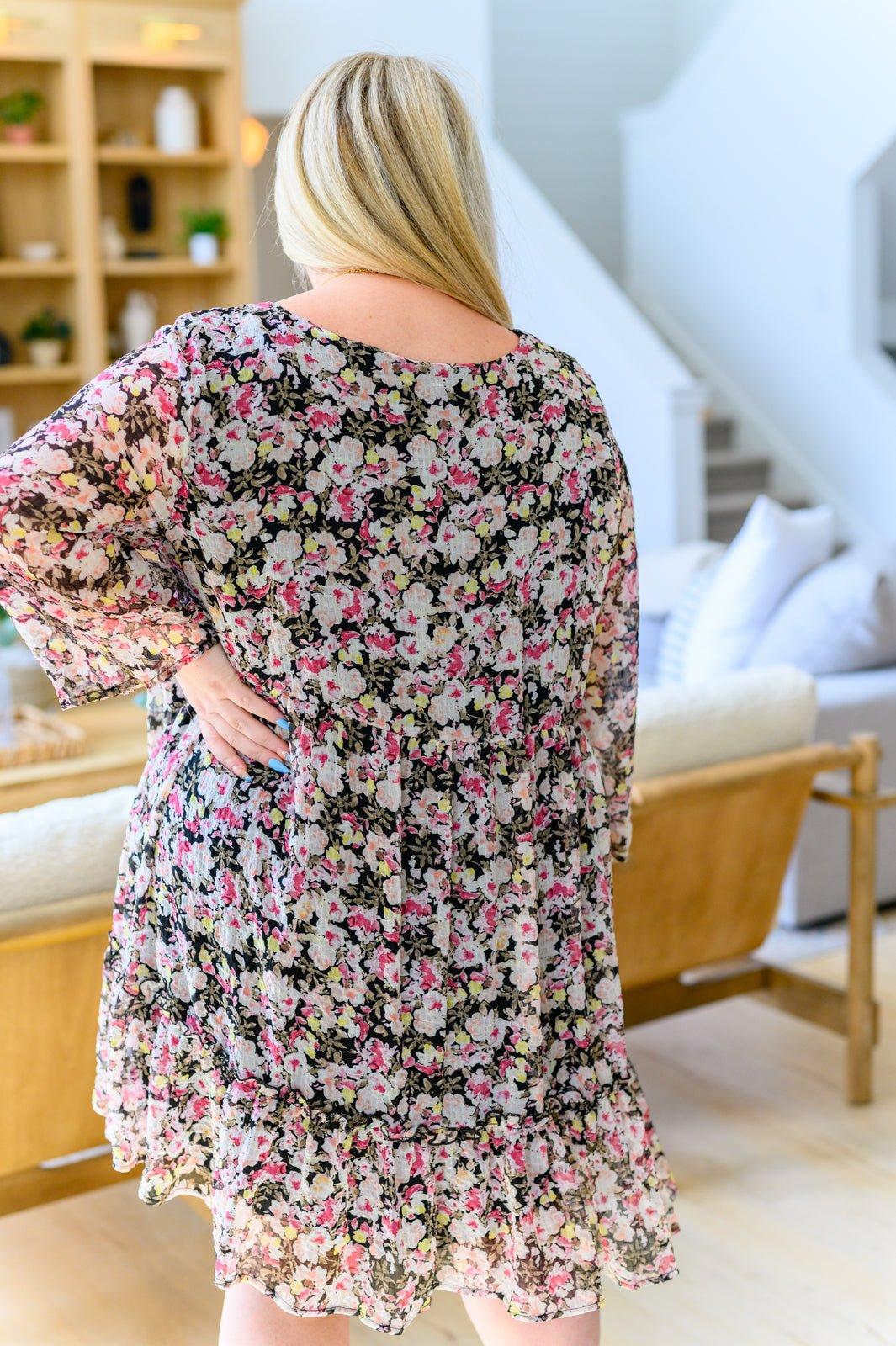 Just a Flirt Pleated Skirt in Magenta Product Image