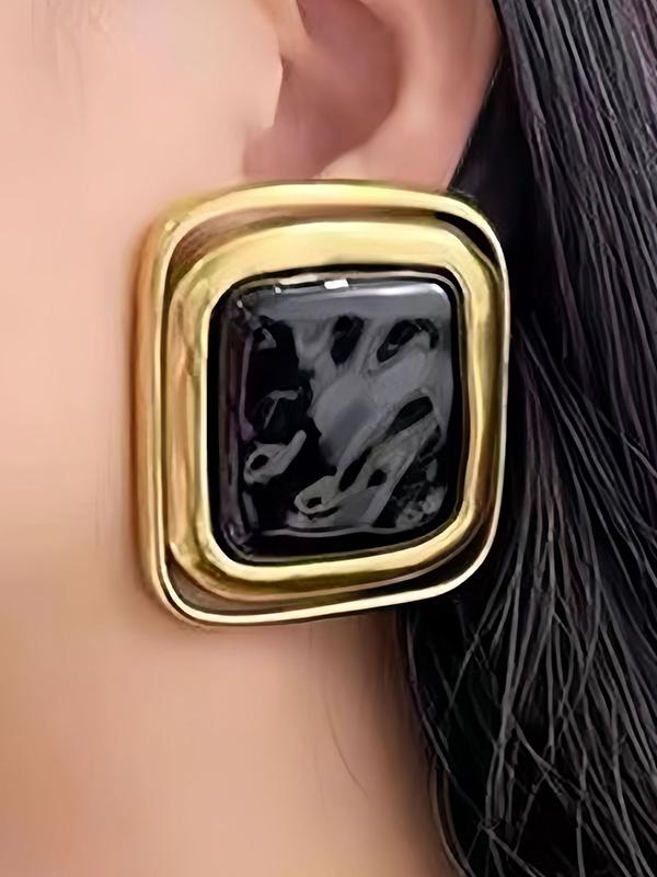 Geometric Shiny Earrings Accessories Product Image