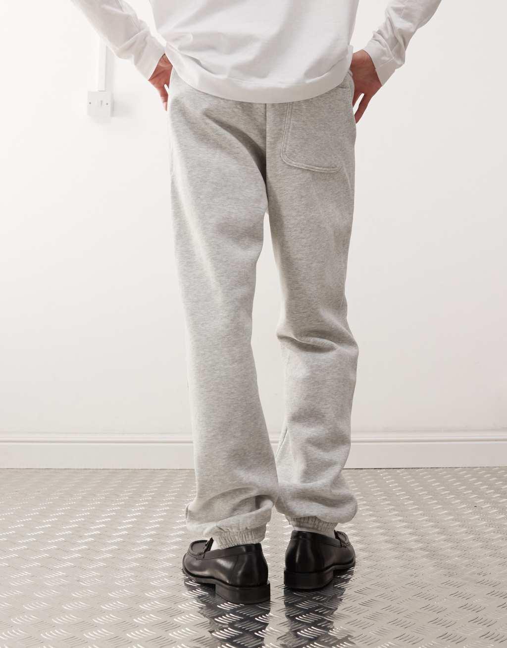 Weekday oversized sweatpants in gray Product Image