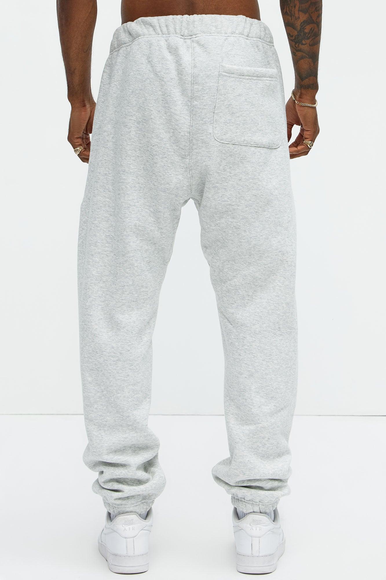 Tyson Heavyweight Sweat Jogger - Heather Grey Product Image