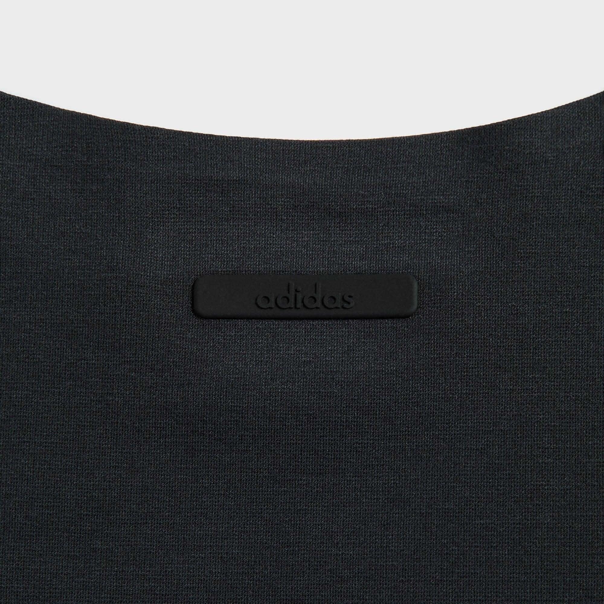 Plus Size Supersoft Stretchy Scalloped Neck Solid T-Shirt Black Women Leisure Woven ribbon&lace trim V-neck Casual T-shirts BloomChic 30/6X Product Image