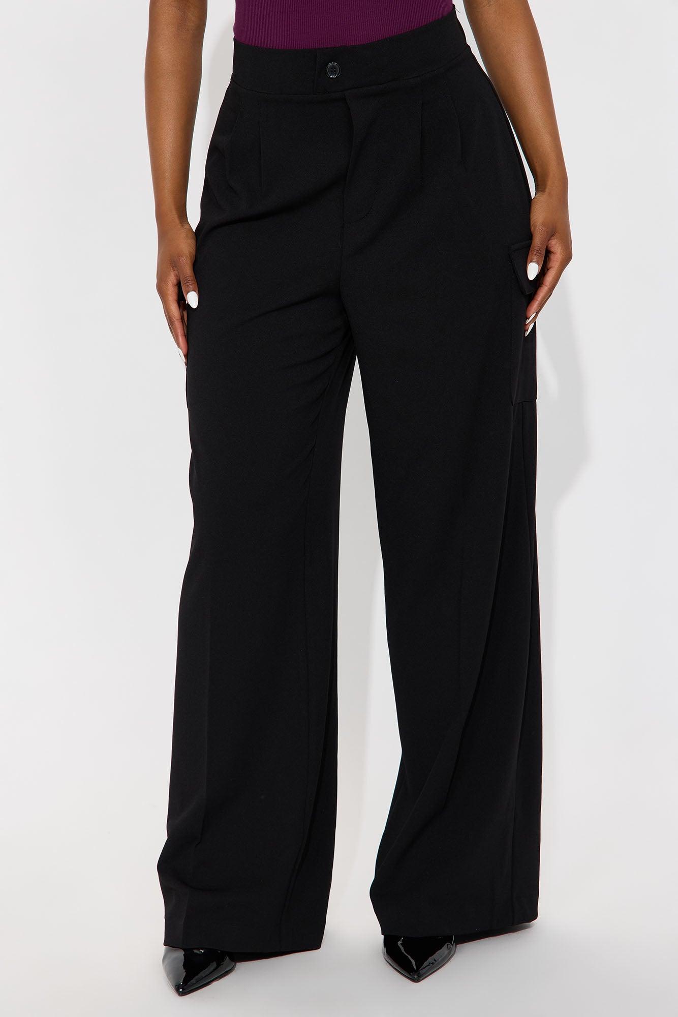 Say What You Will Cargo Trouser - Black Female Product Image