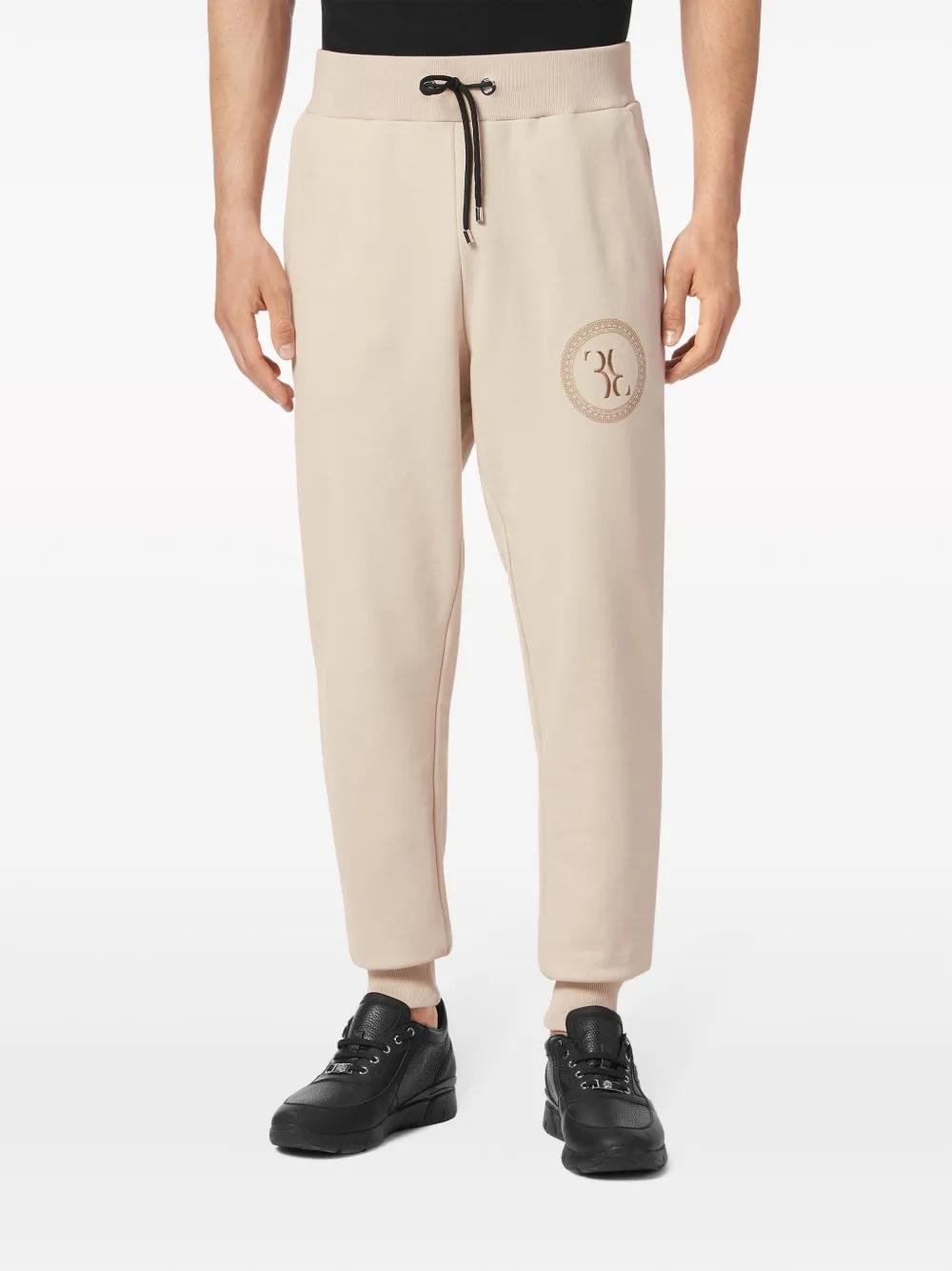 logo-embroidered cotton tracksuit set Product Image