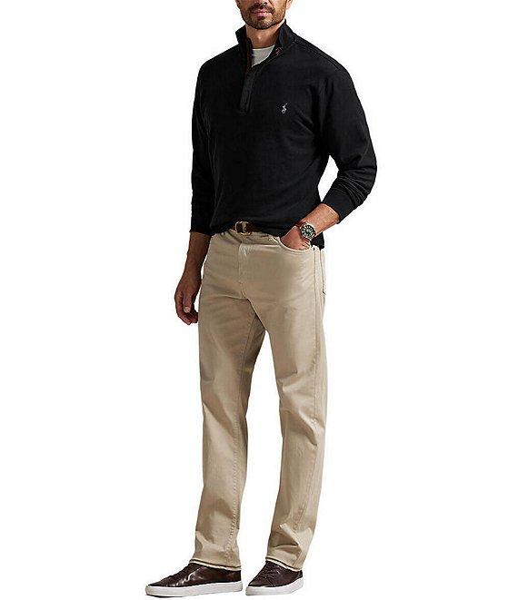 Polo Ralph Lauren Big & Tall Luxury Jersey Quarter-Zip Pullover Product Image