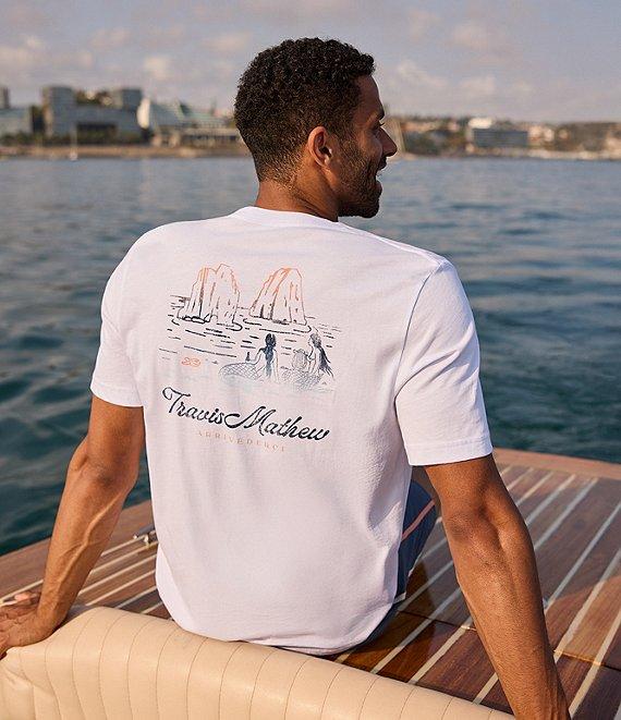 TravisMathew Cloudless Sky Short Sleeve T-Shirt Product Image