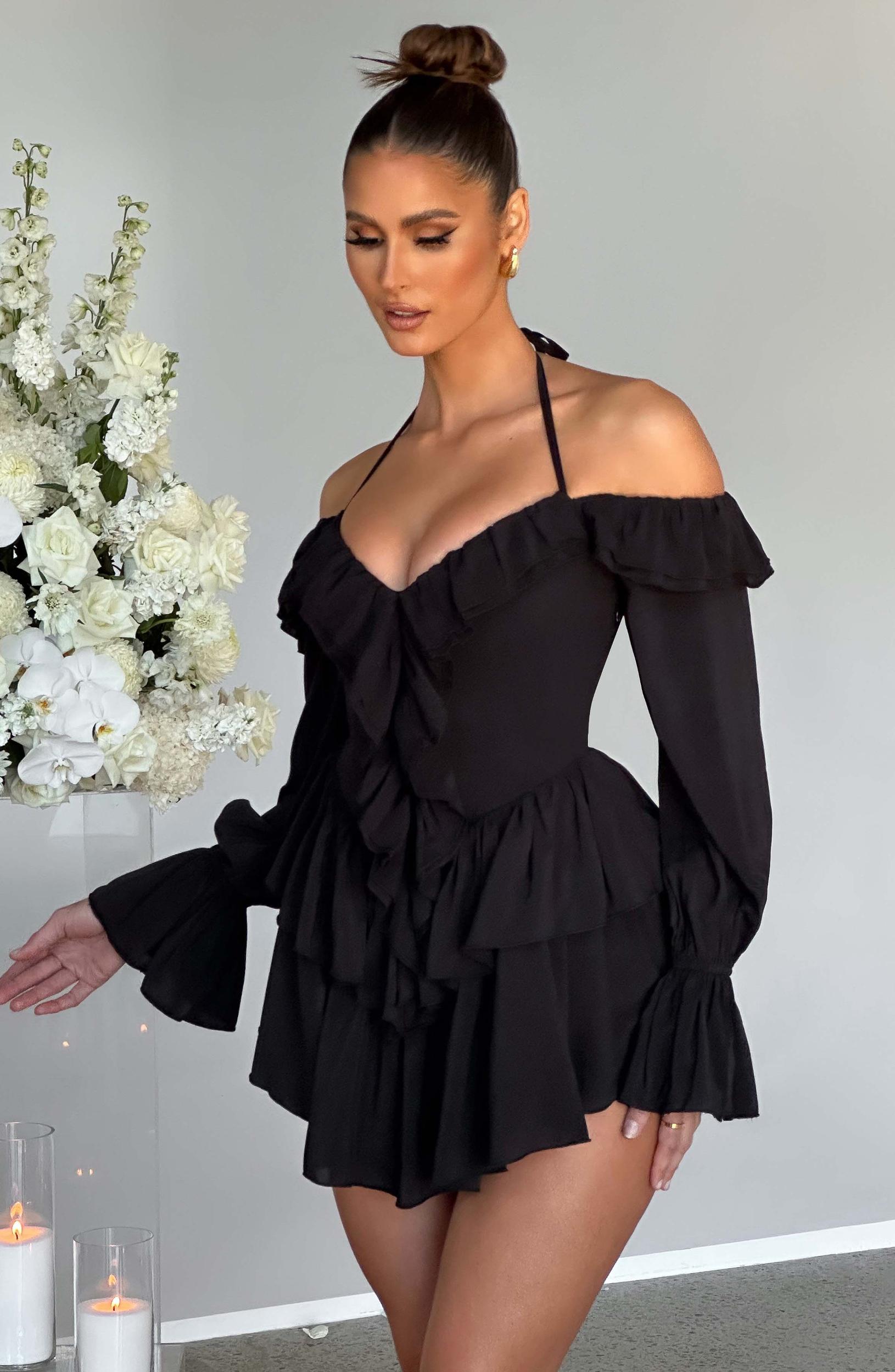 Savanna Playsuit - Black Product Image