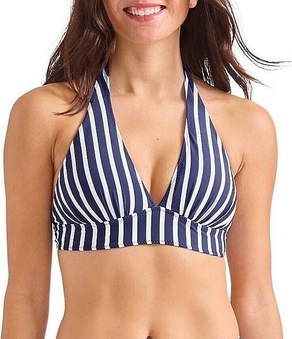 Tommy Bahama Coastline Stripe Reversible High Waist Swim Bottom Product Image