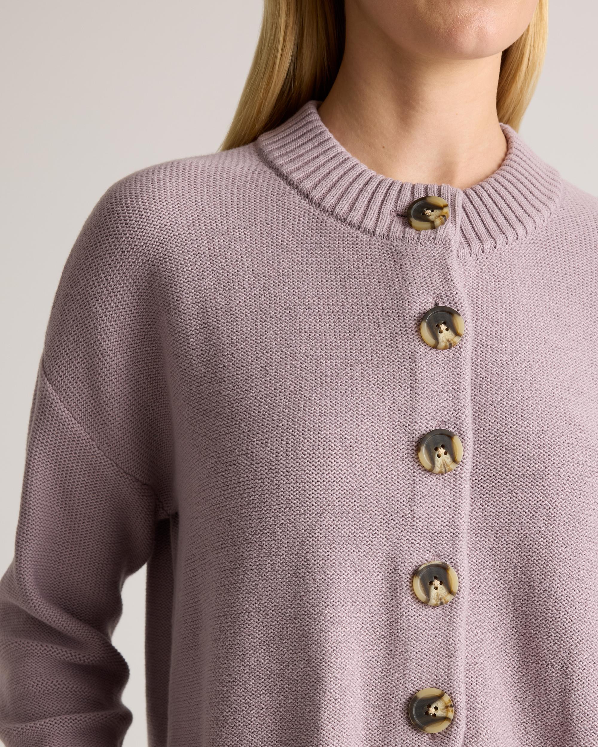 Quince | Women's Cropped Cardigan Sweater Organic Cotton Product Image