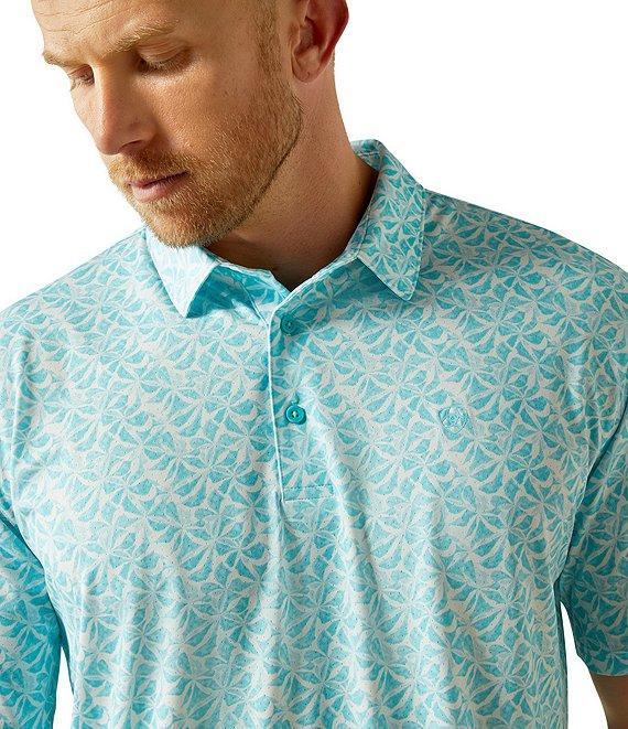 Ariat 360 Airflow Classic Fit Short Sleeve Printed Polo Shirt Product Image