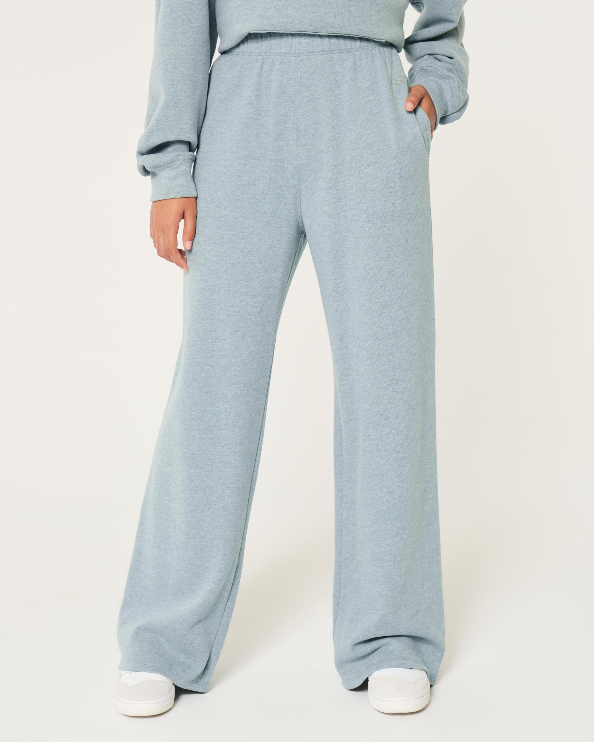 Hollister Feel Good Fleece Wide-Leg Pants Product Image