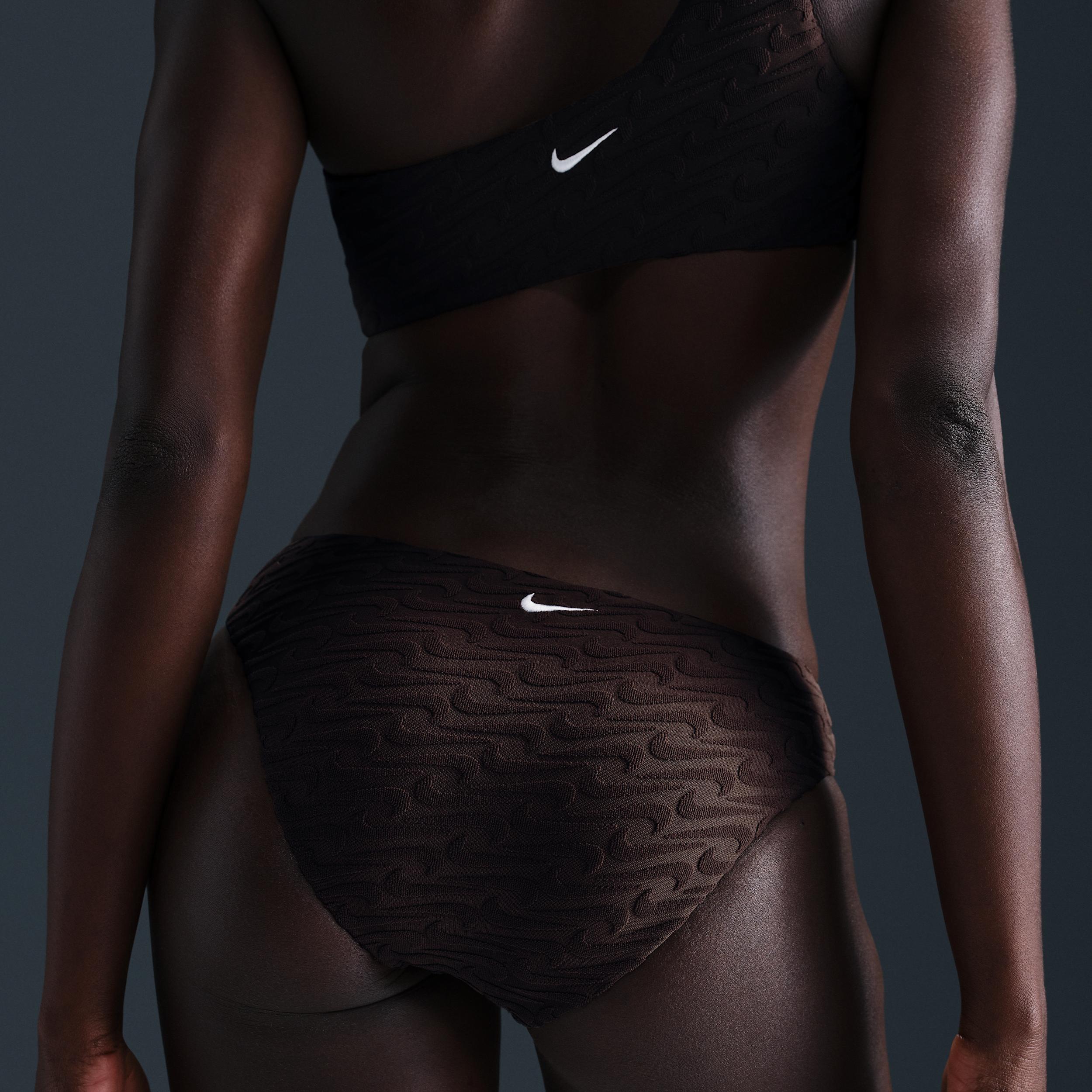 Nike Womens Swim Swoosh Link Terry Hipster Bikini Bottom | NESSF256-206 Product Image