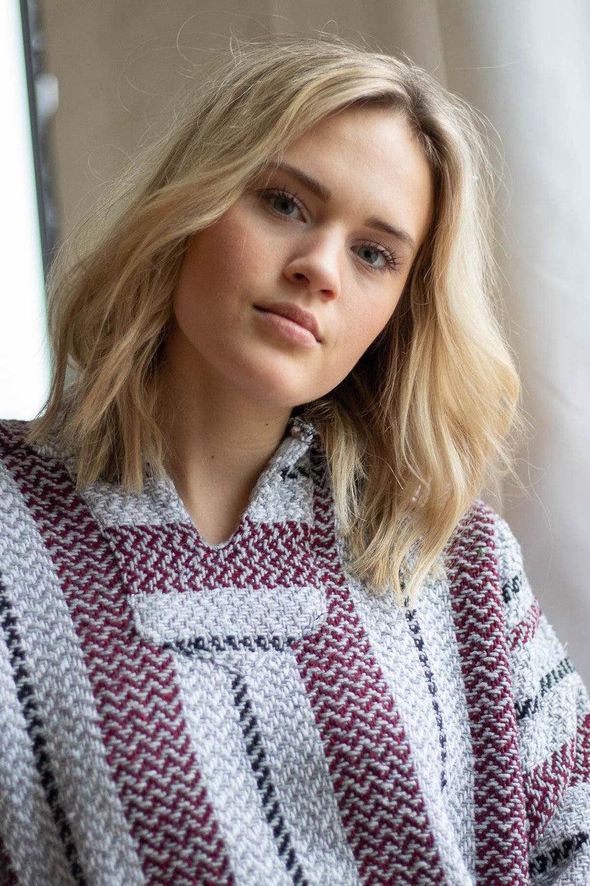 Burgundy Baja Hoodie Product Image