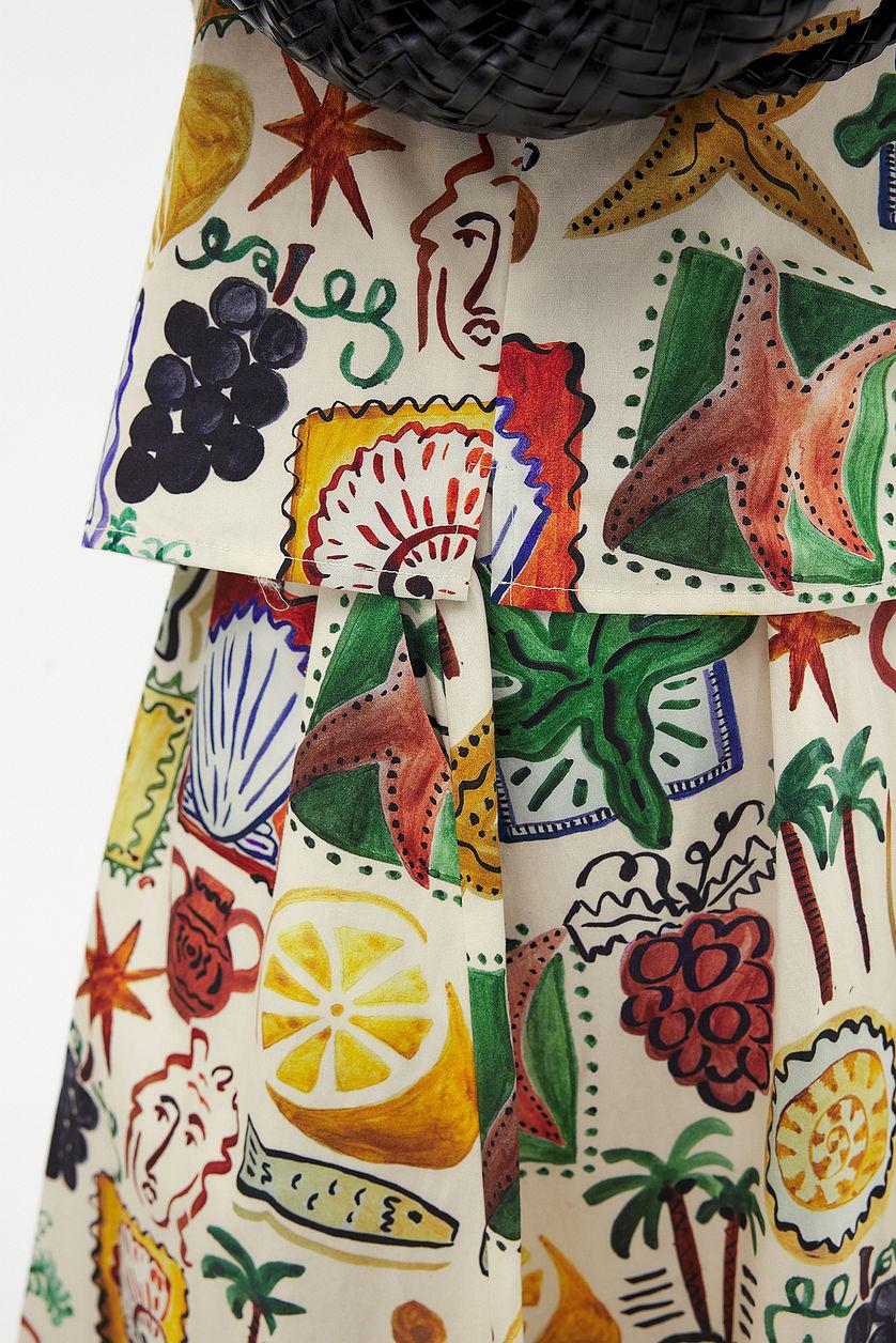 Printed Skirt Product Image