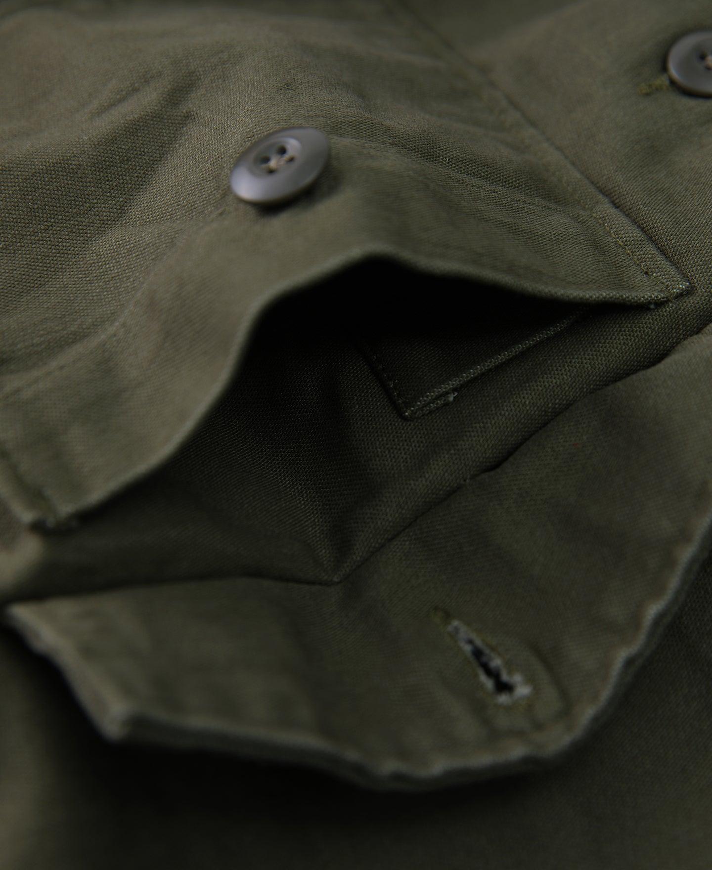 Vietnam War US Army OG-107 Fatigue Utility Shirt - Plain Product Image