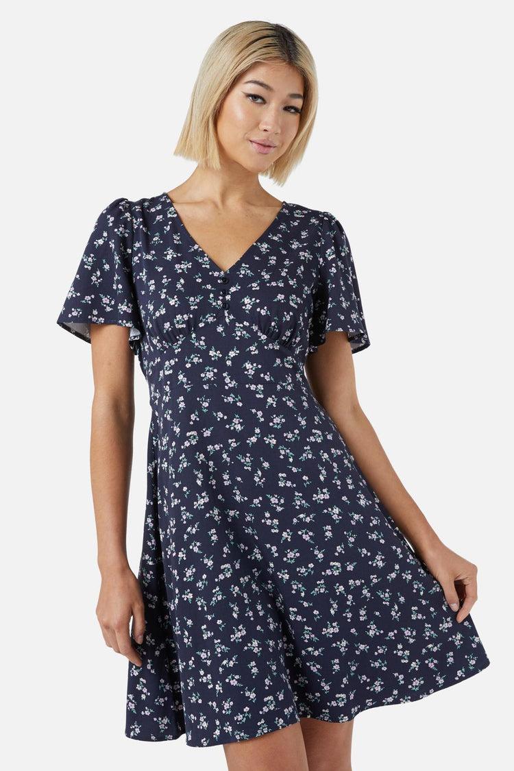 Lila Ditsy Mini Dress Product Image