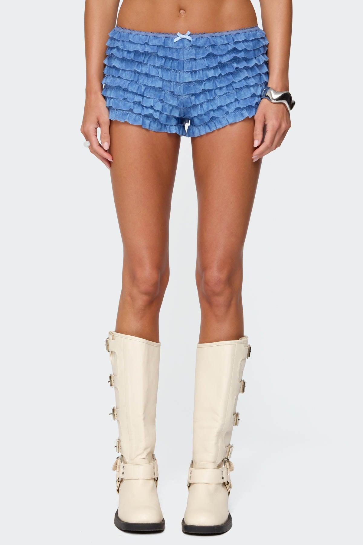 Shailee Ruffled Shorts Product Image