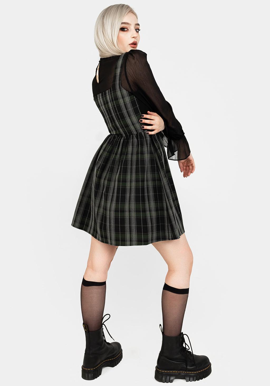 Checkmate Wrap Suspender Mini Dress Product Image