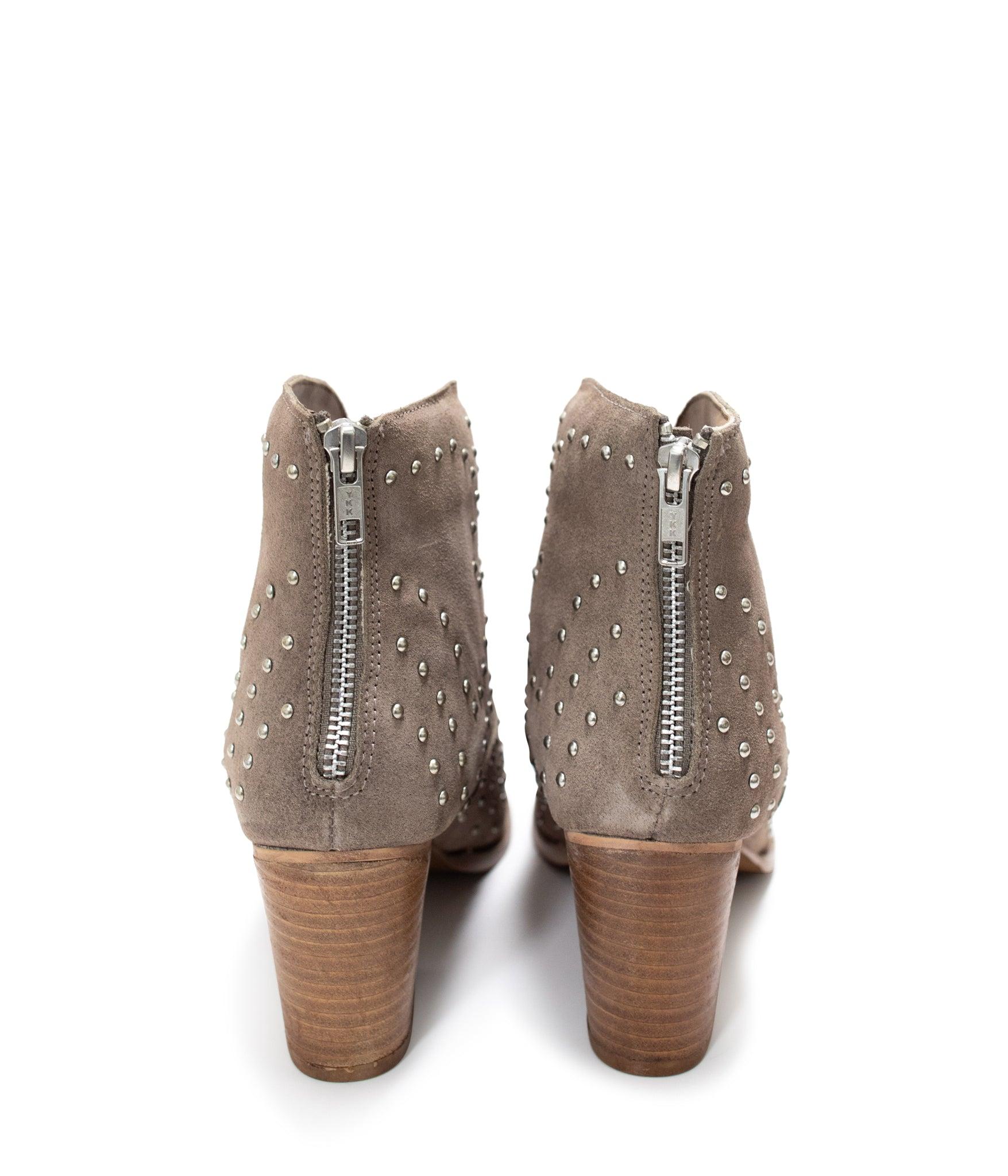 Twilight Studded Heeled Ankle Boot in Denim (Online Exclusive) Product Image