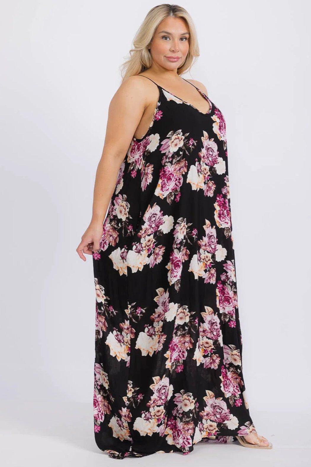 In Full Bloom Plus Size Maxi Dress Product Image