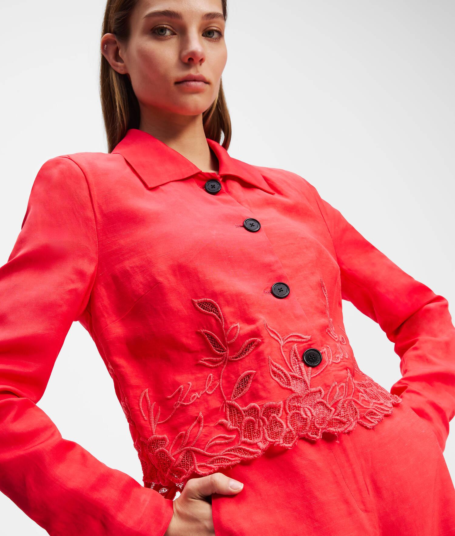 CUT-OUT EMBROIDERY JACKET Product Image