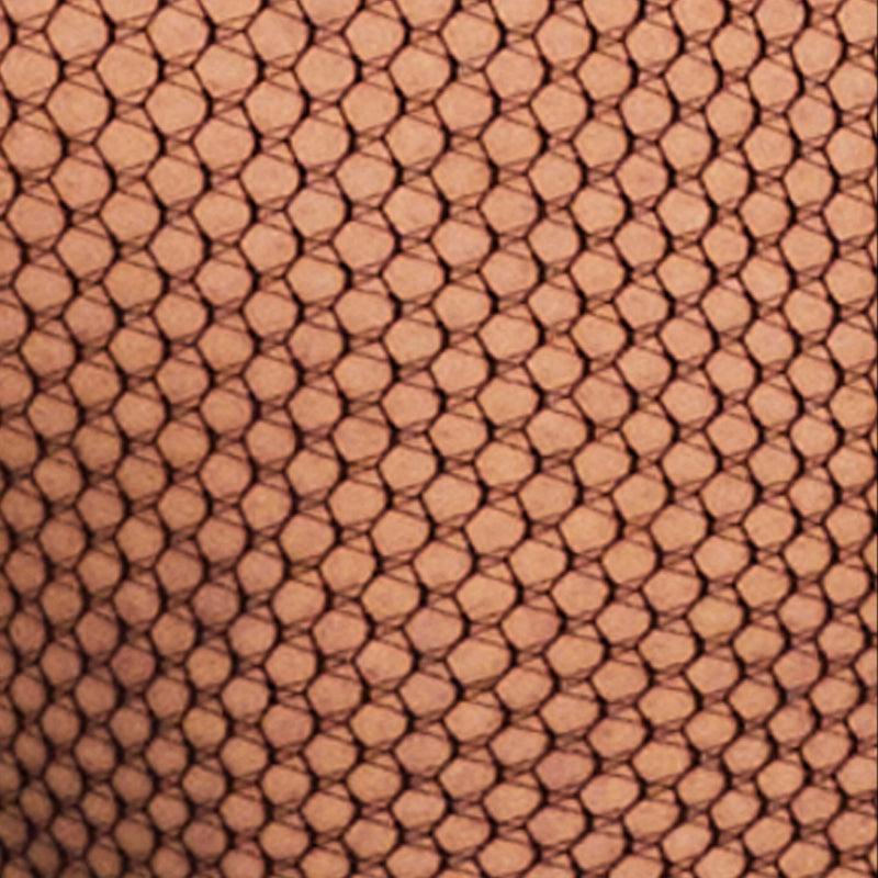 Plus Size Patterned High Waisted Fishnet Tights Female Product Image