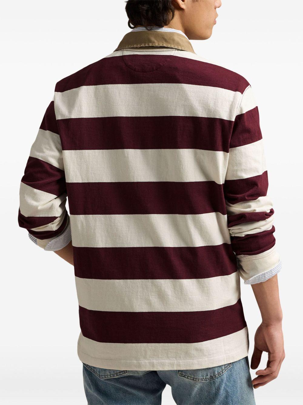 striped rugby polo Product Image