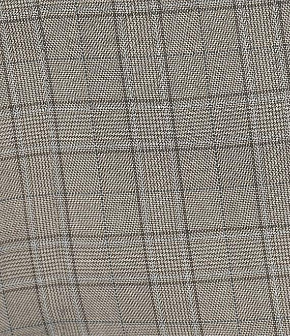 Roundtree & Yorke travelSMART Straight Fit Plaid Ultimate Comfort Dress Pant Product Image