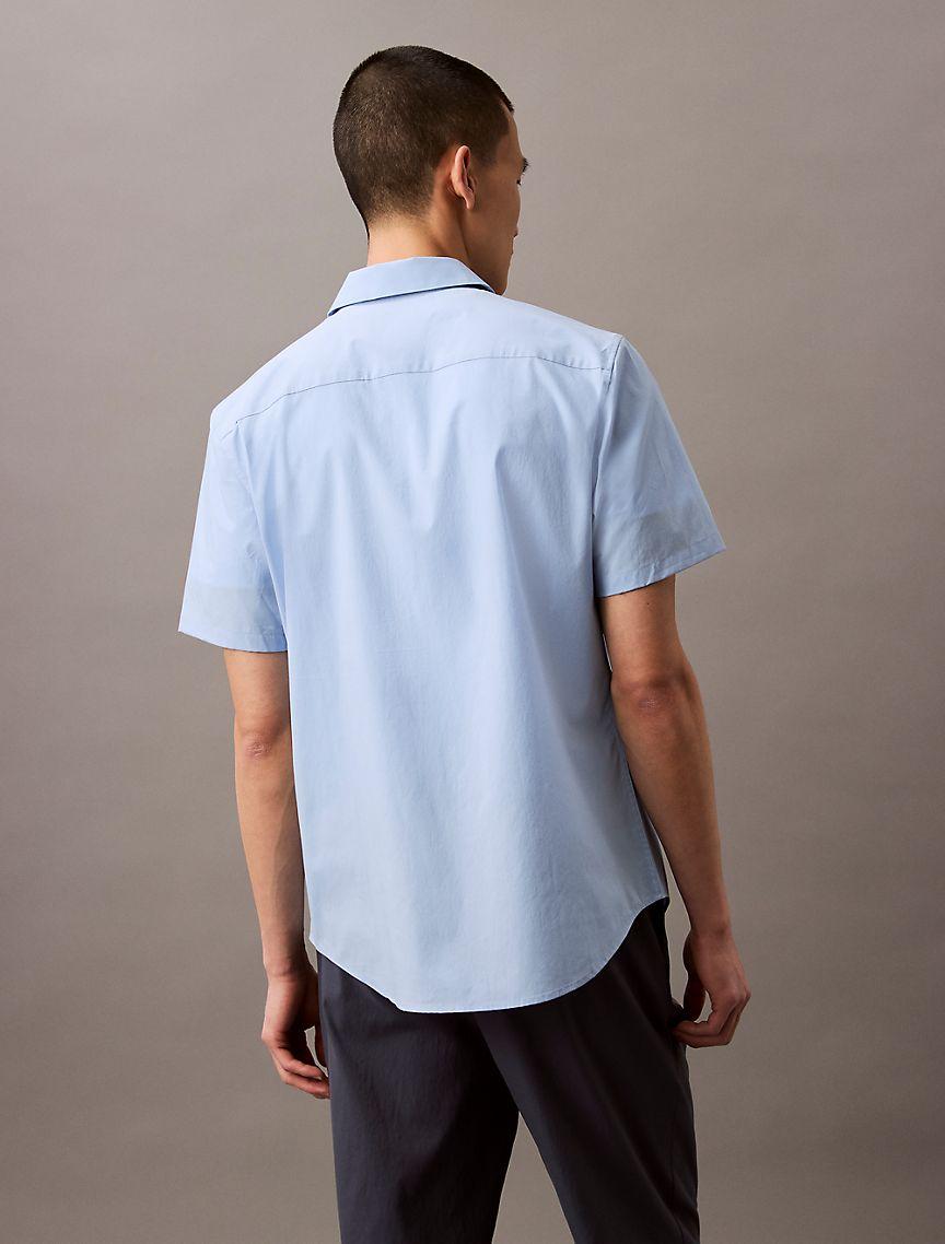 Cotton Stretch Slim Button-Down Shirt Product Image