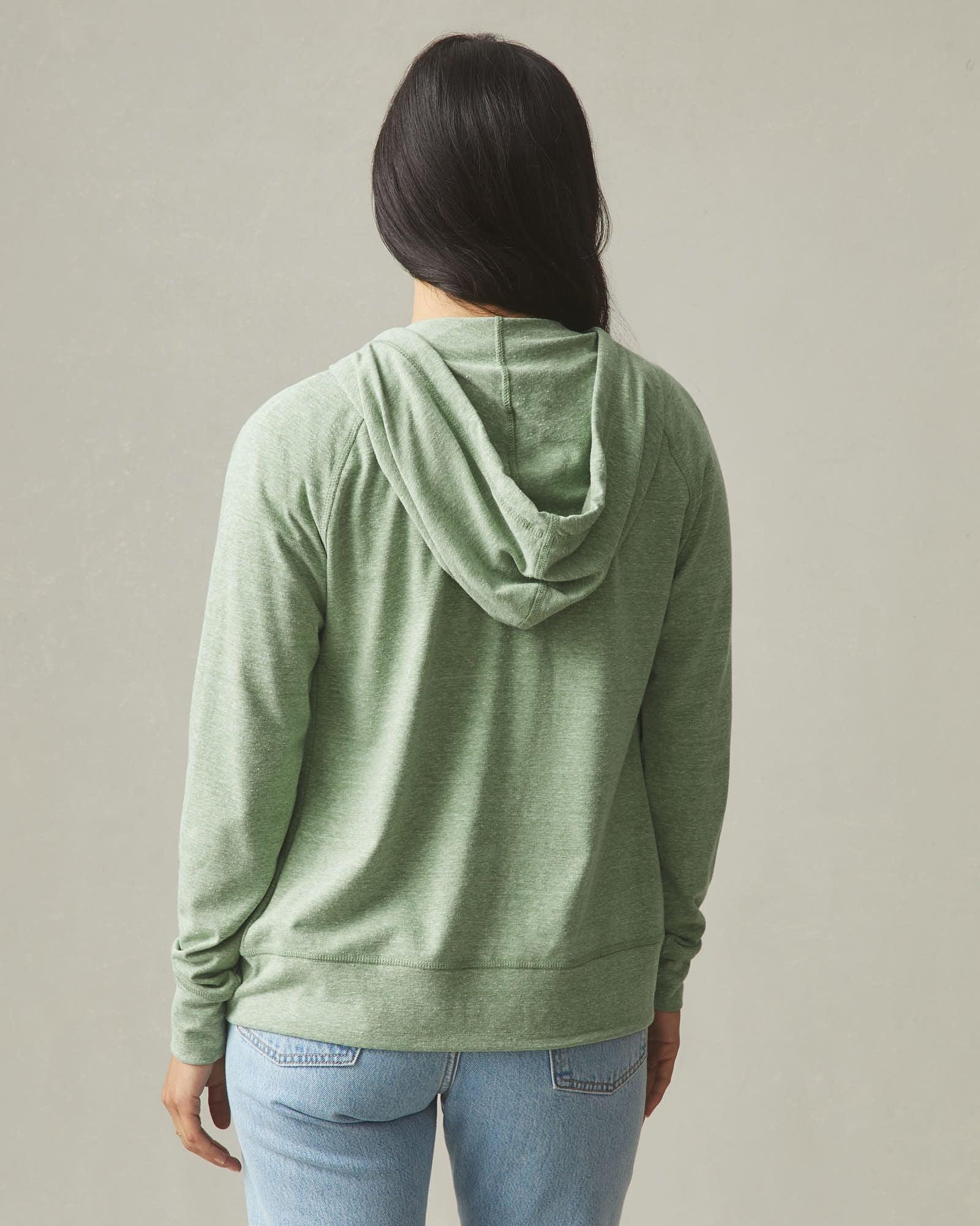 Women's Lightweight Full Zip - Dill Heather Product Image