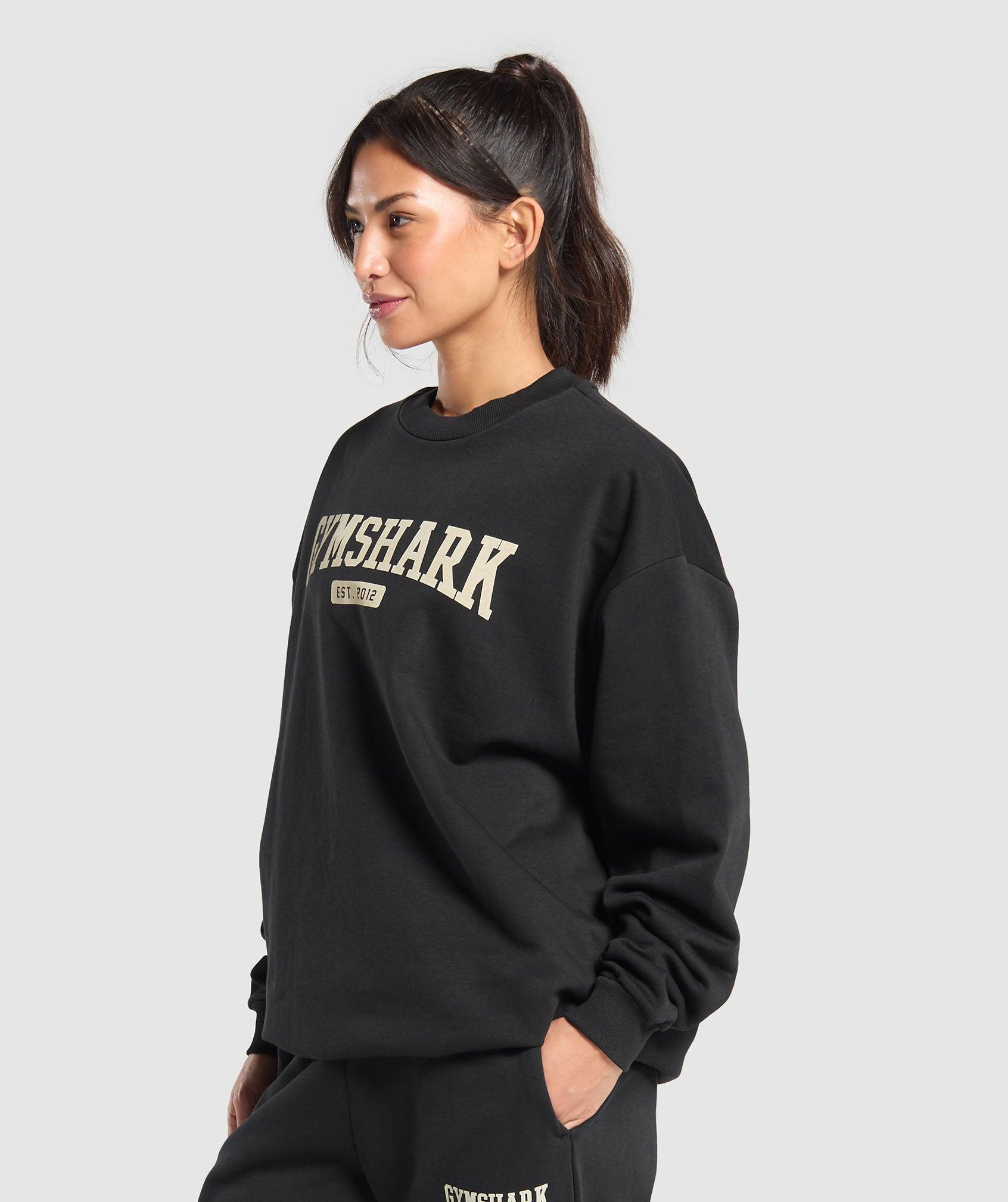 Collegiate Lifestyle Oversized Sweatshirt Product Image