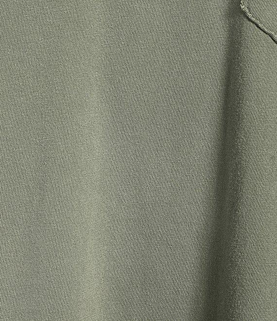 Free People Fade Into You Scoop Neck Long Sleeve Front Pocket Tee Shirt Product Image