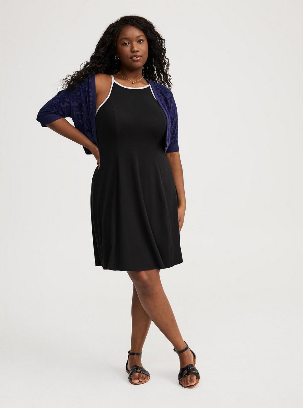 Goddess Trapeze Mini Dress Product Image