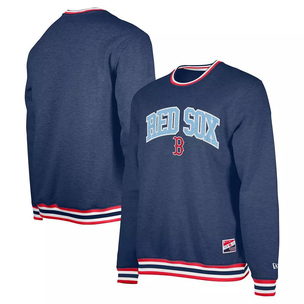 Men's New Era Navy Boston Red Sox Father's Day Pullover Sweatshirt,  Product Image