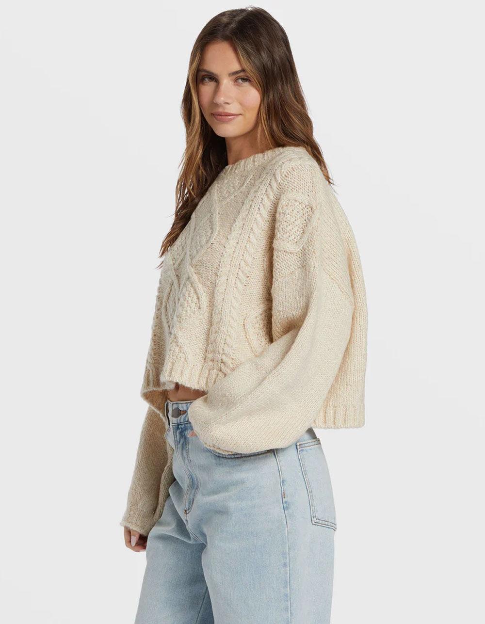 BILLABONG Modern Love Womens Sweater - CREAM Product Image