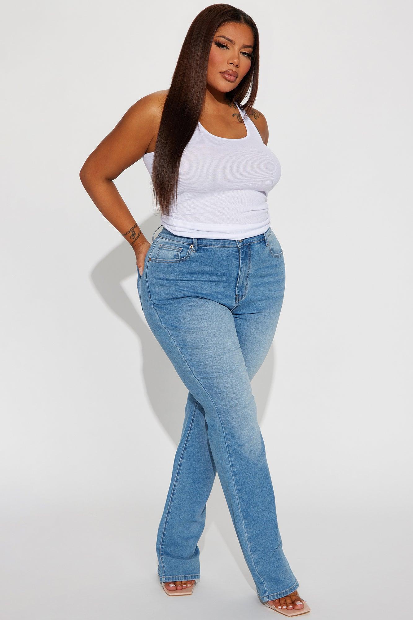 Houston Curvy Stretch Bootcut Jean - Medium Wash Product Image