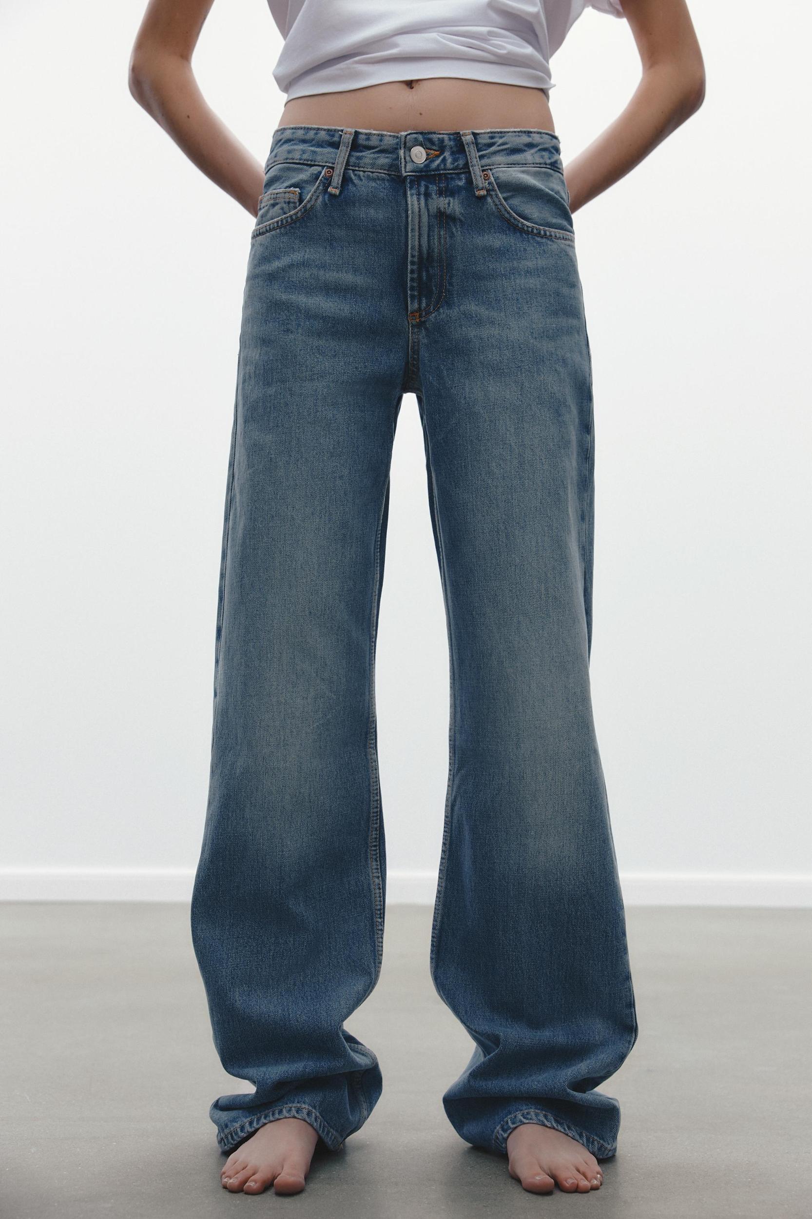 TRF MID-RISE WIDE LEG JEANS Product Image