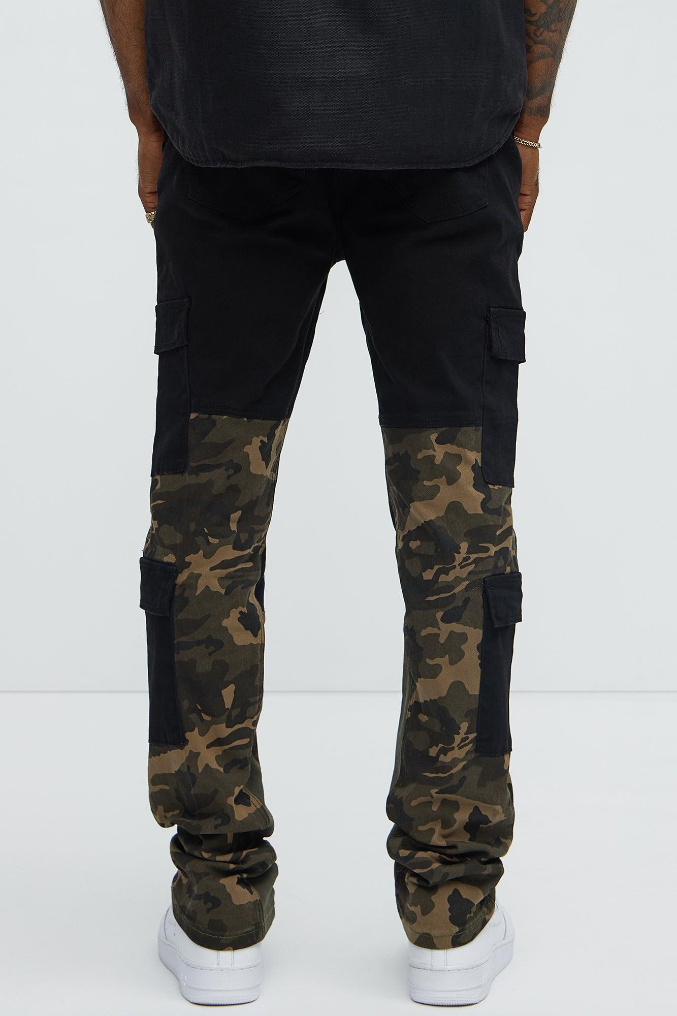 Frontline Colorblock Cargo Pants - Camouflage Product Image