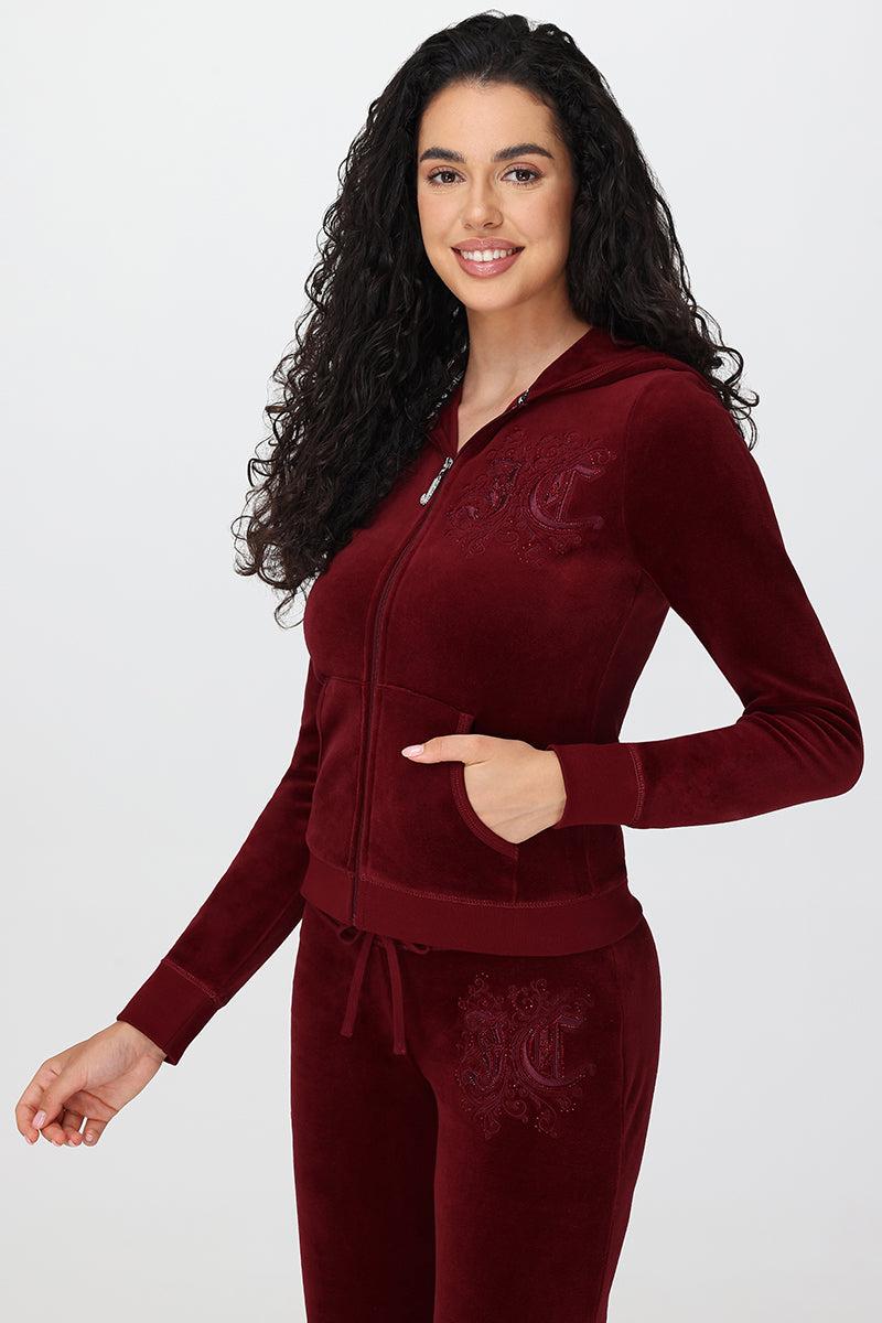 Monogram Heritage Cotton Velour Hoodie Product Image