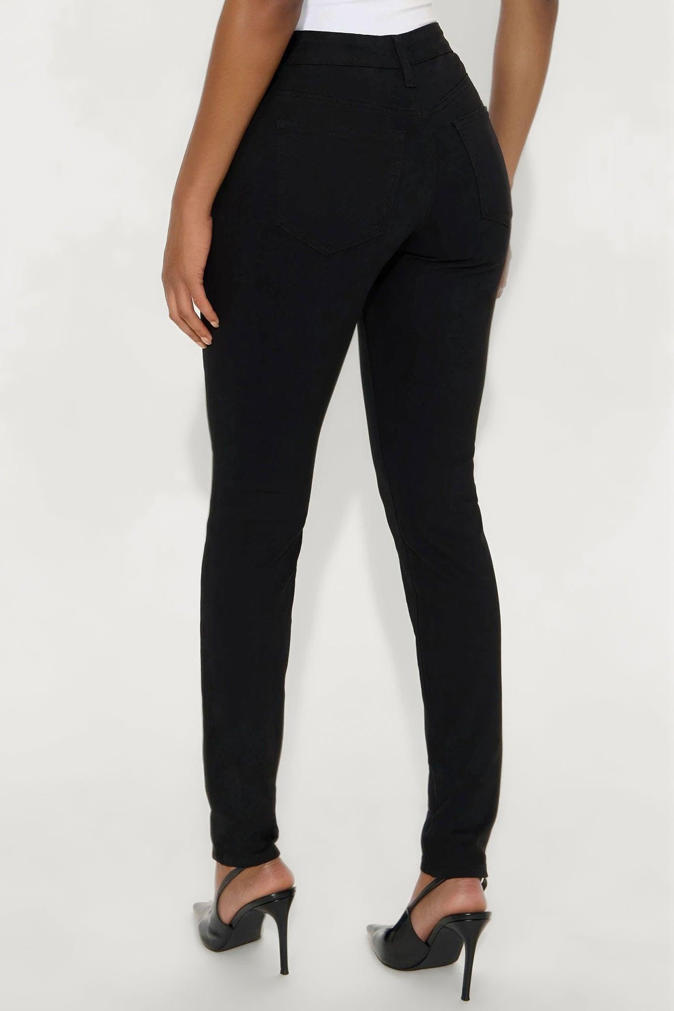 Tall Skinny Uniform Pants - Black Female Product Image