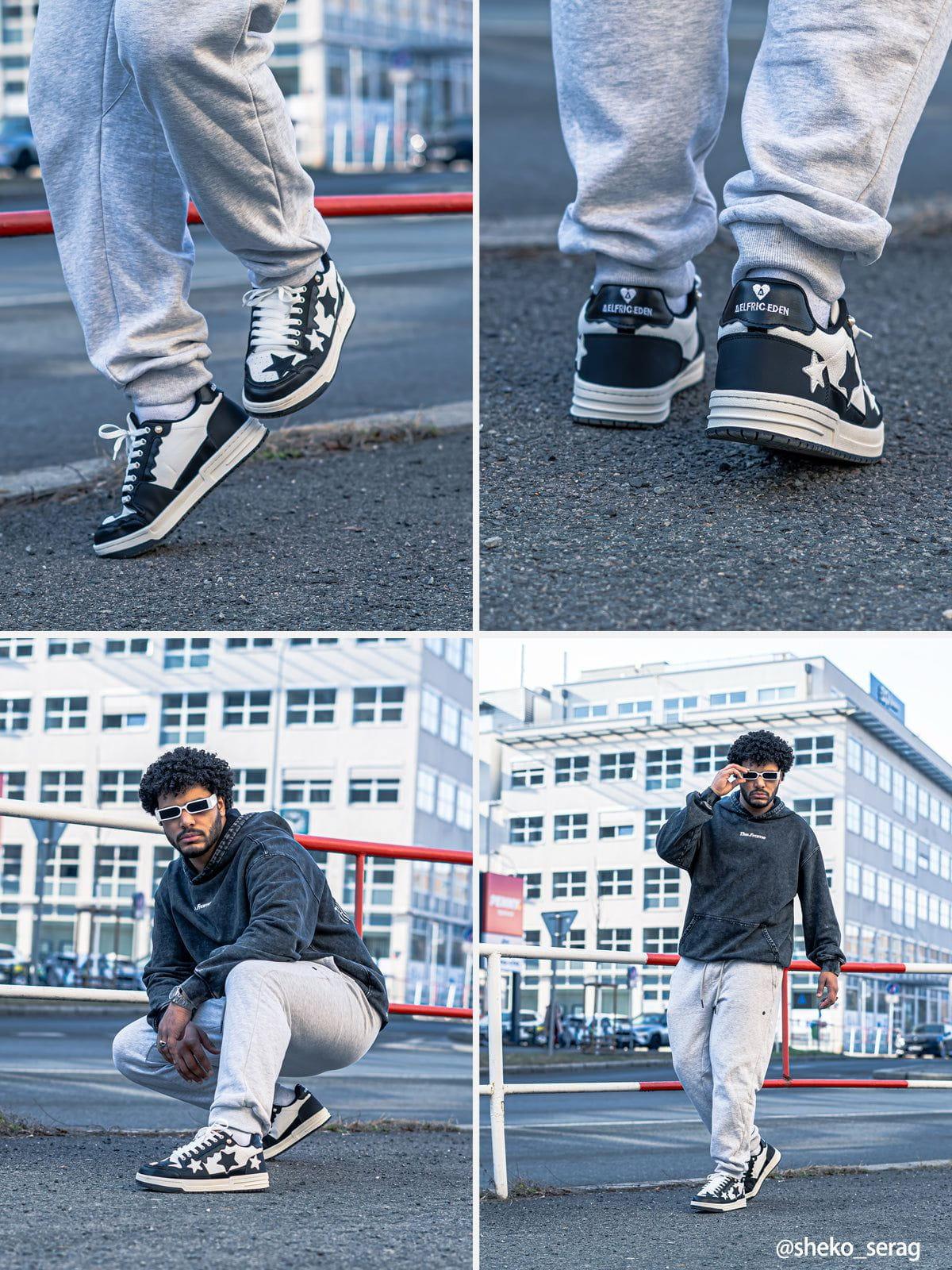 StarryClimb Star Thick Bottom Skate Shoes Product Image